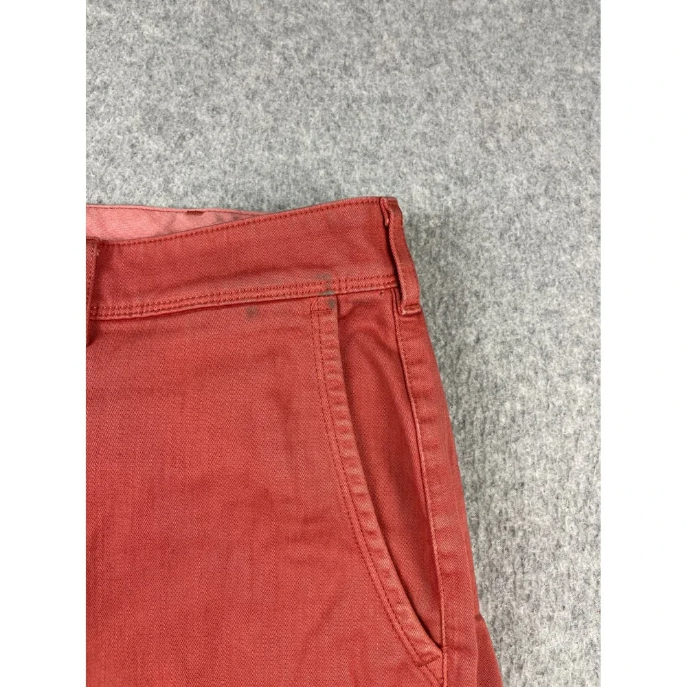 Wellen Chino Shorts Mens 33 Salmon Pink Cotton Stretch Casual Golf